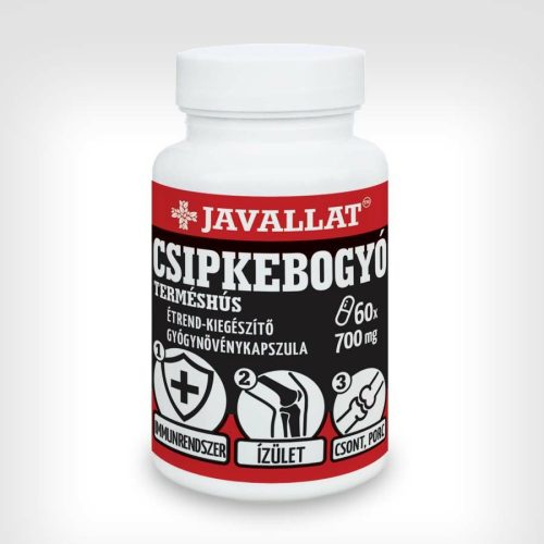CSIPKEBOGYÓ TERMÉSHÚS - 60 db étrend-kiegészítő gyógynövénykapszula