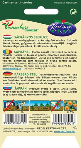Sáfrányos szeklice vetőmag - 2 g 