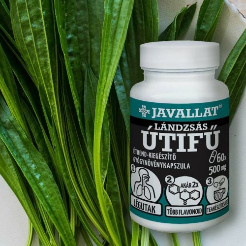 LÁNDZSÁS ÚTIFŰ - 60 db étrend-kiegészítő gyógynövénykapszula