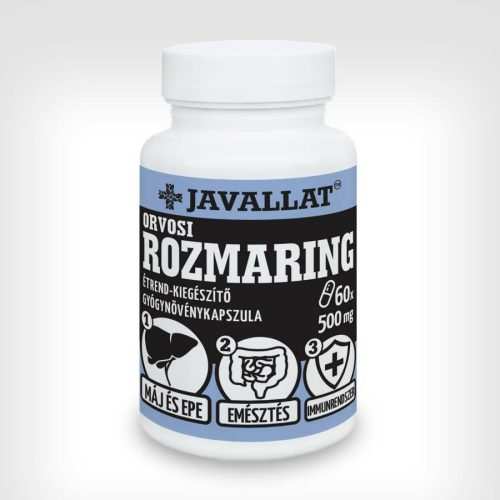ORVOSI ROZMARING - 60 db étrend-kiegészítő gyógynövénykapszula