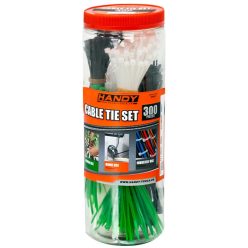 Kábelkötöző szett 300 db - HANDY
