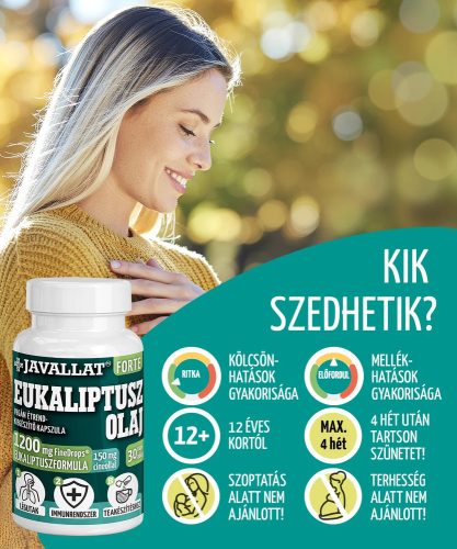 Eukaliptusz olaj + borsmenta - 60 db étrend-kiegészítő FineDrops gyógynövénykapszula