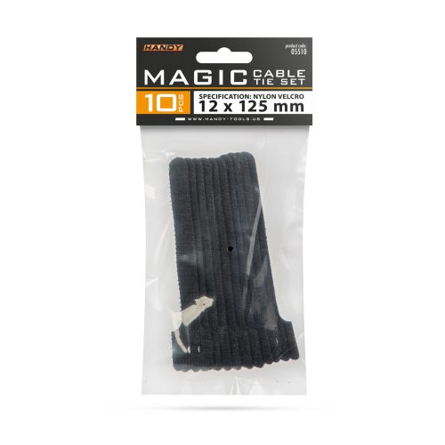 Tépőzáras vezetékkötegelő 125x12 mm 10 db - HANDY