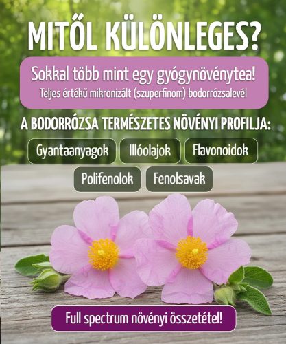 BODORRÓZSA - 60 db étrend-kiegészítő gyógynövénykapszula