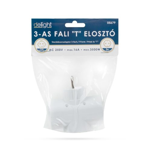 3-as fali "T" elosztó - DELIGHT