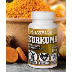 KURKUMA - 60 db étrend-kiegészítő gyógynövénykapszula