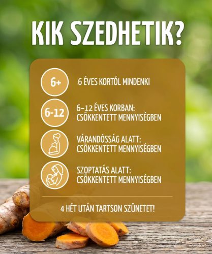 KURKUMA - 60 db étrend-kiegészítő gyógynövénykapszula