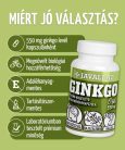 GINKGO - 60 db étrend-kiegészítő gyógynövénykapszula