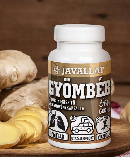 GYÖMBÉR - 60 db étrend-kiegészítő gyógynövénykapszula