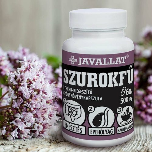 SZUROKFŰ - OREGÁNÓ - 60 db étrend-kiegészítő gyógynövénykapszula