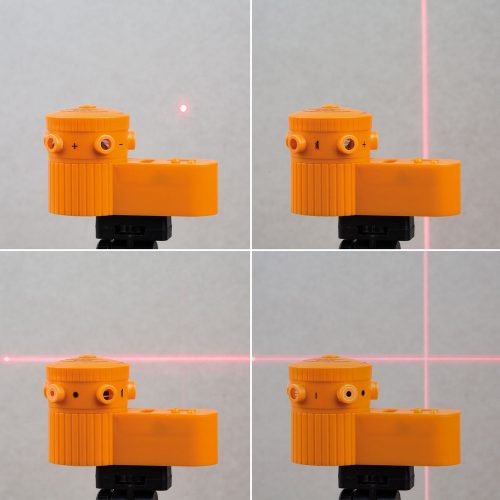 Lézeres mini szintező tripoddal - HANDY