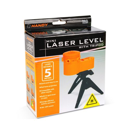 Lézeres mini szintező tripoddal - HANDY