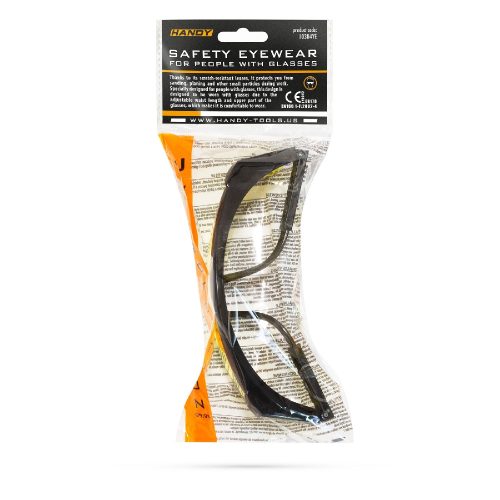 Professzionális védőszemüveg szemüvegeseknek, UV védelemmel - yellow - HANDY