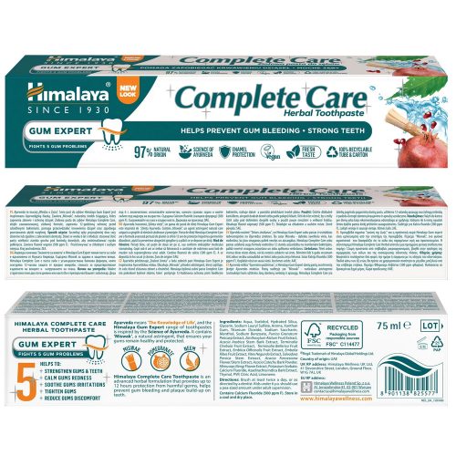 Gyógynövényes fogkrém - teljes körű védelem - 75 ml - COMPLETE CARE - HIMALAYA