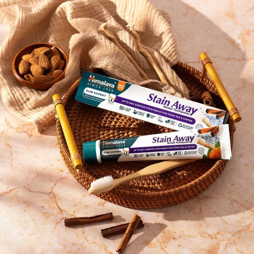 Fogfehérítő és folteltávolító gyógynövényes fogkrém 75 ml - STAIN AWAY - HIMALAYA