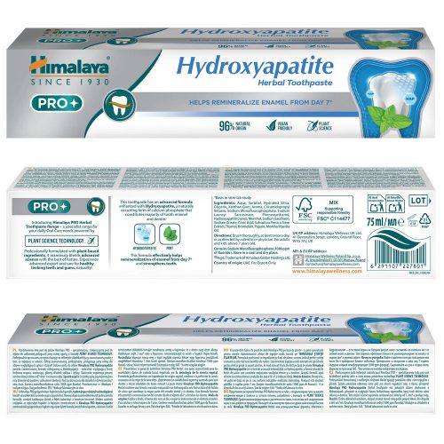 Remineralizáló gyógynövényes fogkrém 75 ml - PRO Hydroxyapatite - HIMALAYA