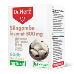   Süngomba 500 mg - 60 db étrend-kiegészítő kapszula - Dr. Herz