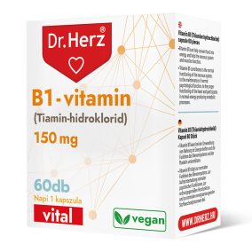   B1-vitamin 150 mg - 60 db étrend-kiegészítő kapszula - Dr. Herz