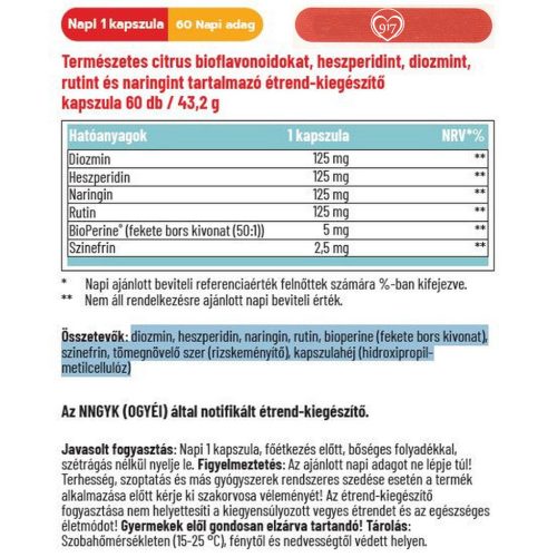 Citrus Bioflavonoid Pro - 60 db étrend-kiegészítő kapszula - Dr. Herz