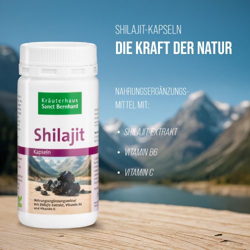 Shilajit 180 db étrend-kiegészítő kapszula - Sanct Bernhard