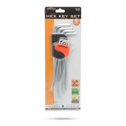 Imbuszkulcs készlet - XL 9 db -os - HANDY
