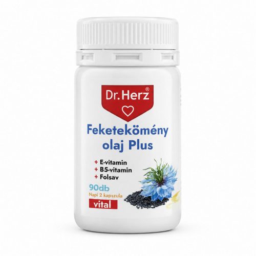 Feketekömény olaj plus - 90 db étrend-kiegészítő kapszula - Dr. Herz