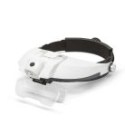 Fejpántos nagyító LED világítással, dupla lencsével - HANDY