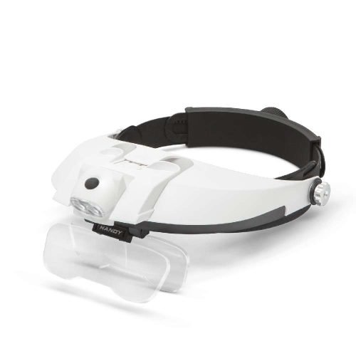 Fejpántos nagyító LED világítással, dupla lencsével - HANDY