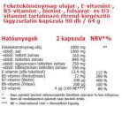 Feketekömény olaj plus - 90 db étrend-kiegészítő kapszula - Dr. Herz