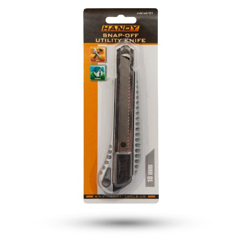 Univerzális kés 18 mm-es törhető pengével - HANDY