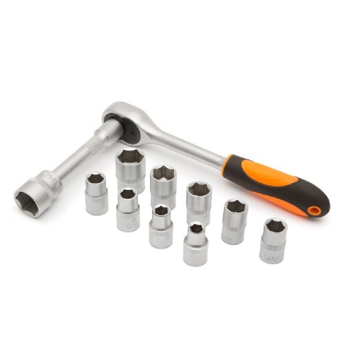 Dugókulcs készlet, 12 db-os 1/2" 10-24 mm - HANDY