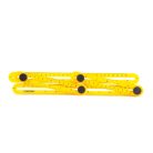 Négyoldalú vonalzó, szögmásoló - HANDY