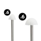 LED-es szolár lámpa - 12 db mini gomba - melegfehér