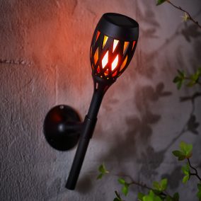 Szolár lámpa - lángeffekt - 9x41 cm - Garden of Eden