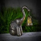 Szolár lámpa - antik hatású ELEFÁNT - 30,5 cm - Garden of Eden