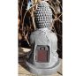   Buddha szobor - szolárlámpa - 20 cm - hidegfehér LED lámpával