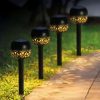 Leszúrható szolár lámpa - 1 melegfehér LED - 8x8x38 cm