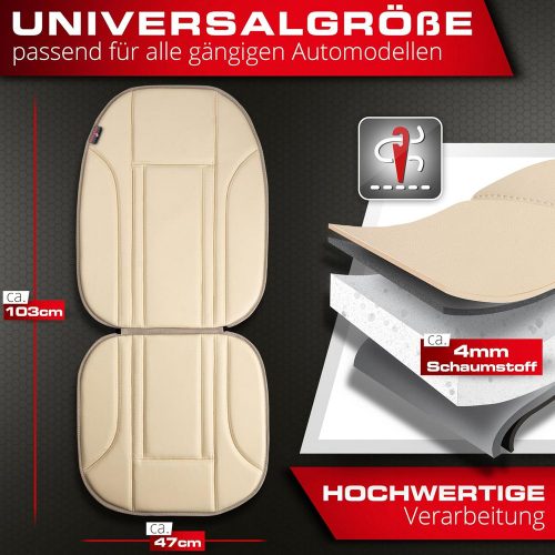 Ülésvédő - ECO bőr - RAVENNA - bézs - WALSER