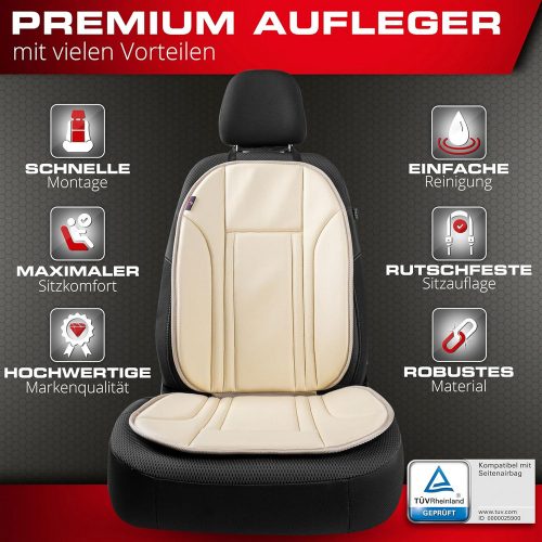 Ülésvédő - ECO bőr - RAVENNA - bézs - WALSER