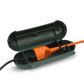 Védődoboz kültéri hosszabbítókhoz - zöld - GOE