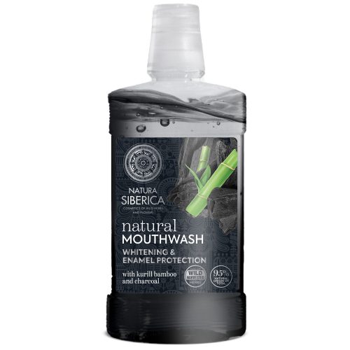 Natura Siberica - Fehérítő és zománcvédő natúr szájvíz - 520 ml