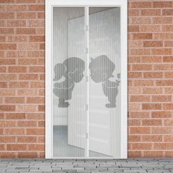   Szúnyogháló függöny ajtóra mágneses 100x210 cm mintás - 11398F