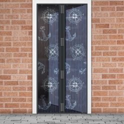   Szúnyogháló függöny ajtóra mágneses 100x210 cm mintás - 11398S