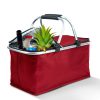 Thermo összecsukható bevásárlókosár - 49x28x25 cm - 21 L - piros