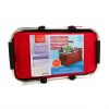 Thermo összecsukható bevásárlókosár - 49x28x25 cm - 21 L - piros