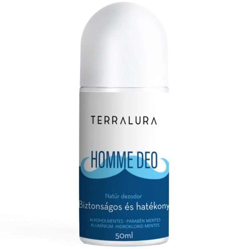 Terralura Homme Deo - natúr férfi golyós dezodor 50 ml