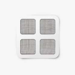  Szúnyogháló javítófolt - 10x10 cm - 4 db-os csomag - fekete
