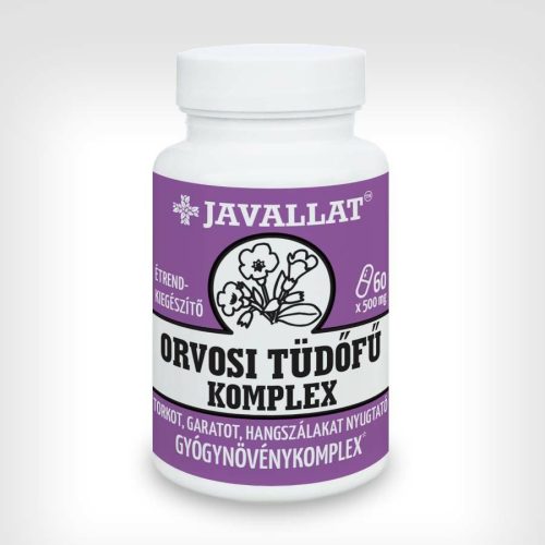 ORVOSI TÜDŐFŰ KOMPLEX - 60 db étrend-kiegészítő gyógynövénykapszula