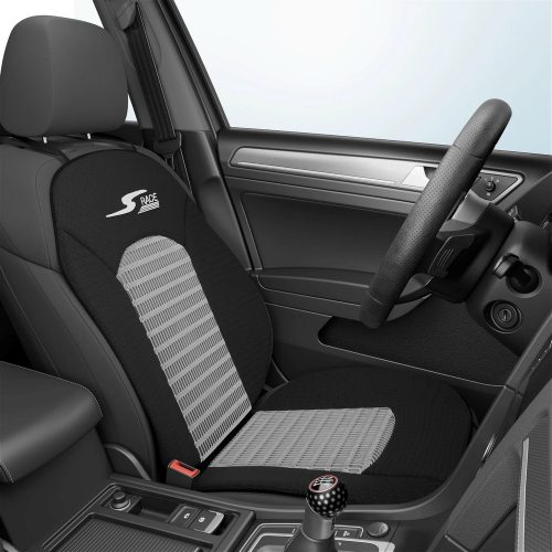 Ülésvédő S-RACE - szürke-fekete - WALSER