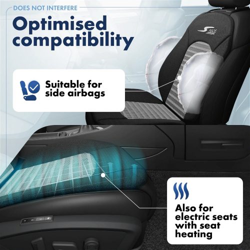 Ülésvédő S-RACE - szürke-fekete - WALSER